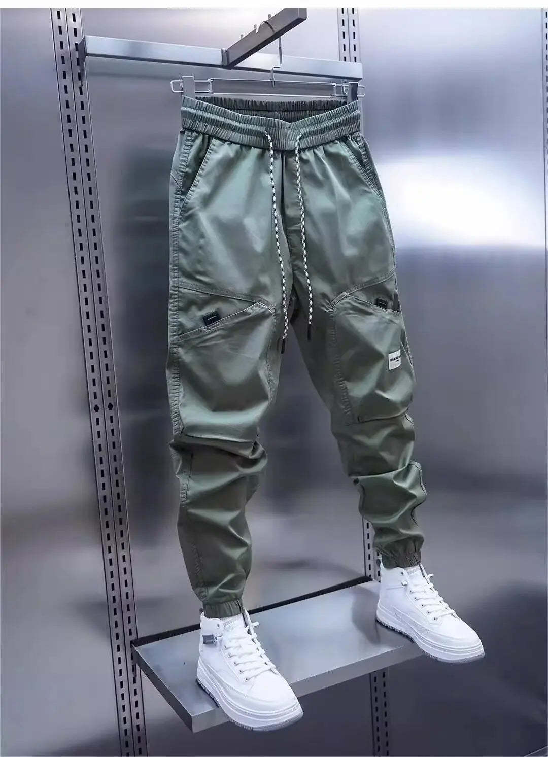 Herren Cargo-Jogginghose | mit Kordelzug