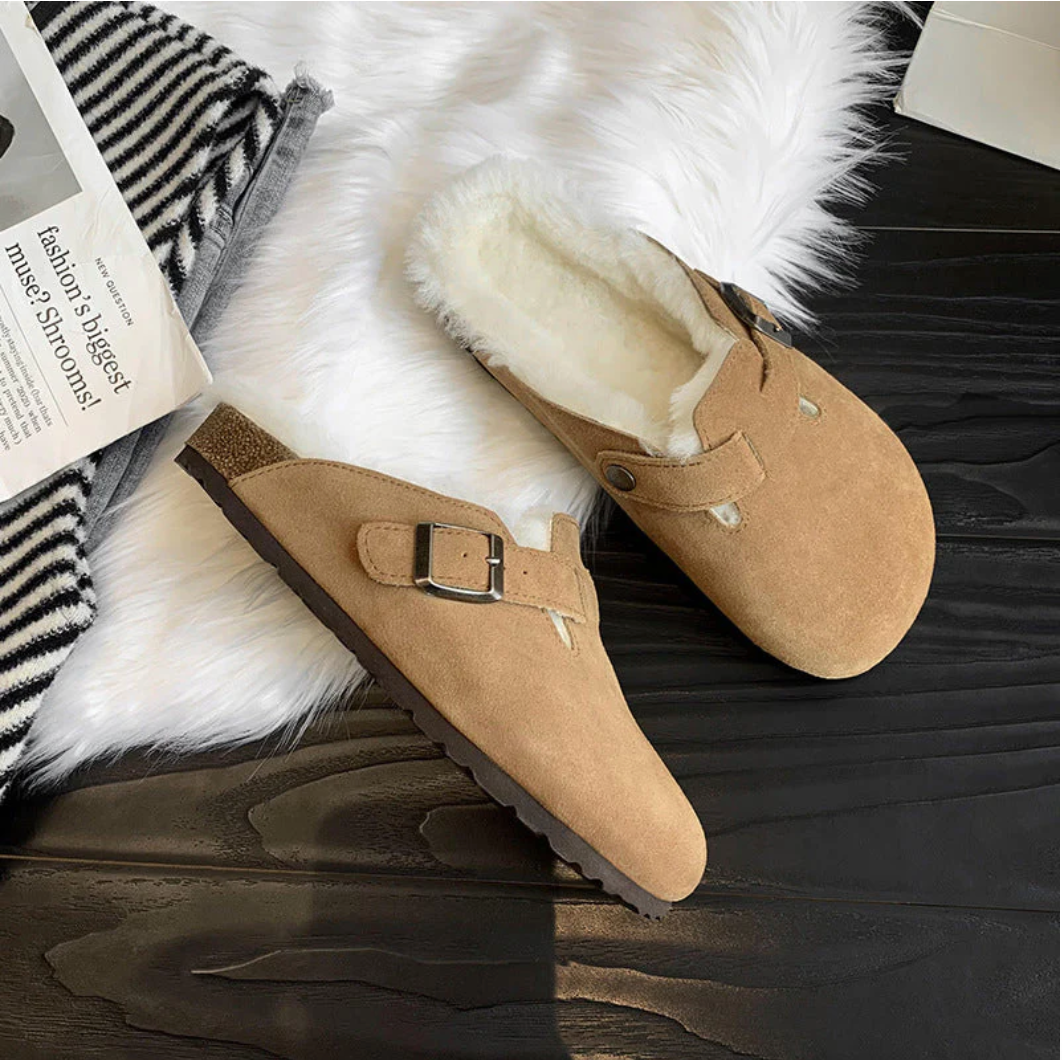 Damen Gefütterte Clogs Hausschuhe | Bequem