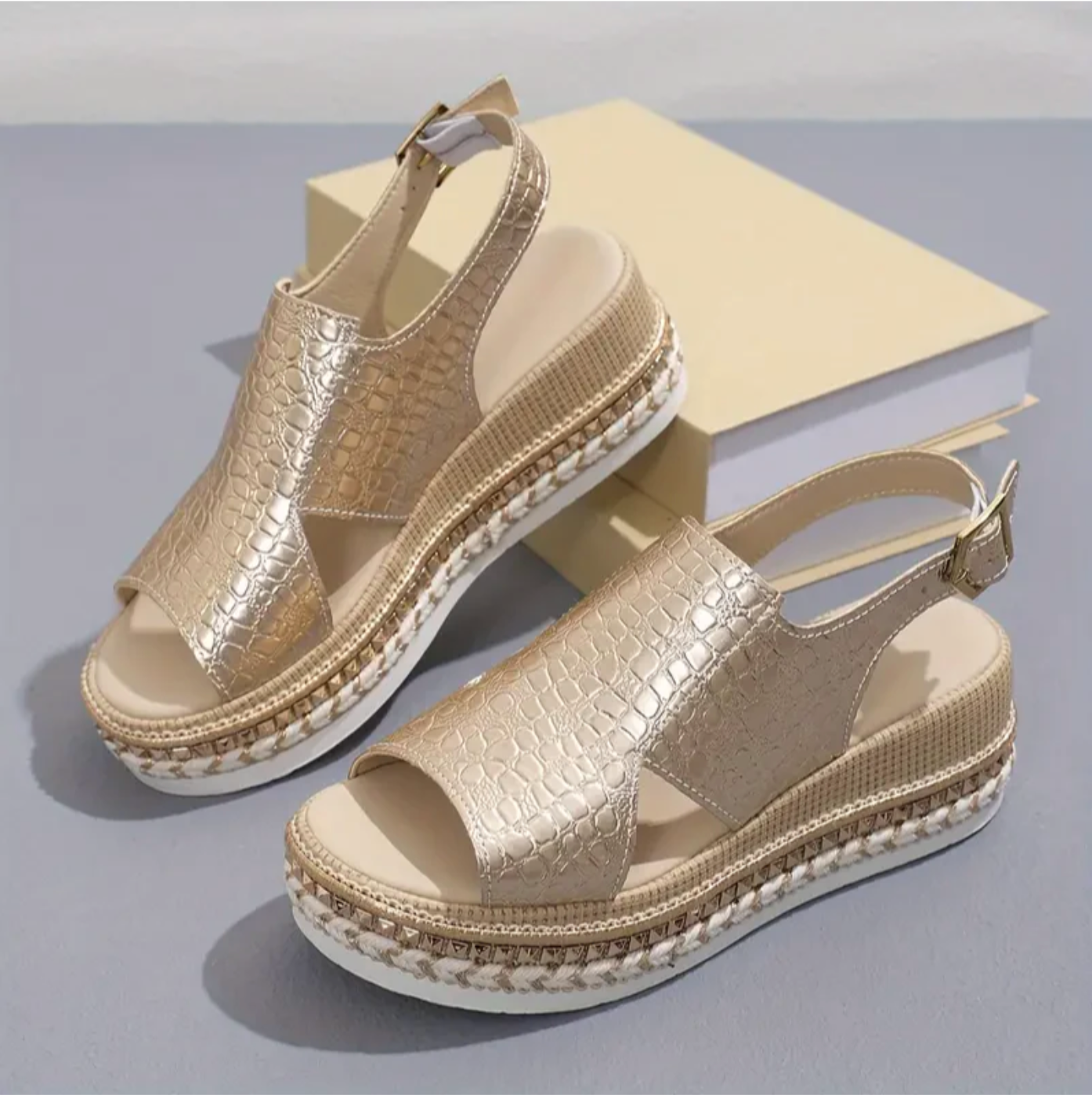 Damen Plateau-Keilsandalen | Lässig