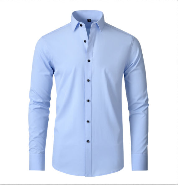 Herren Formelles Langarm Hemd | Schmale Passform