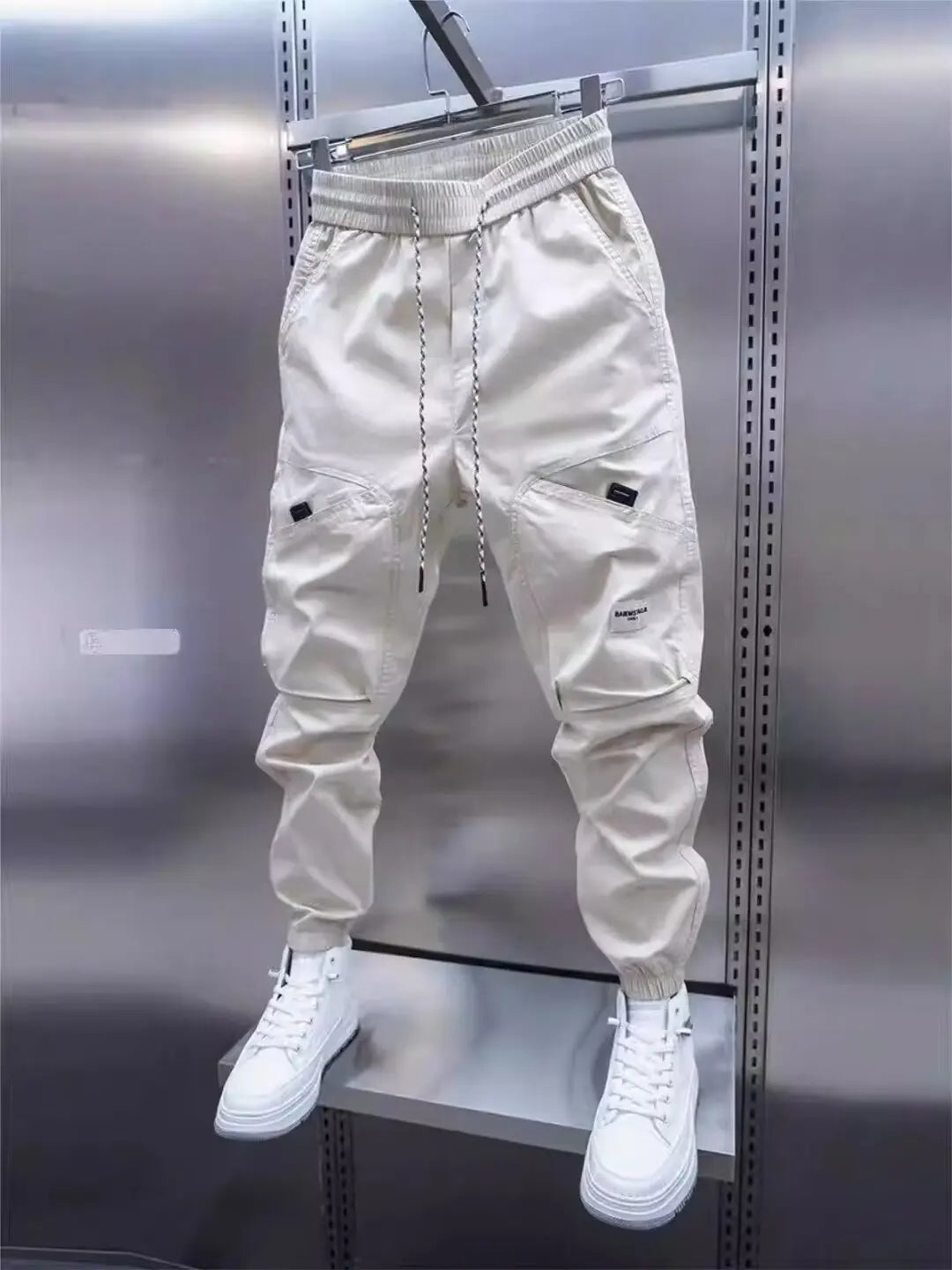 Herren Cargo-Jogginghose | mit Kordelzug