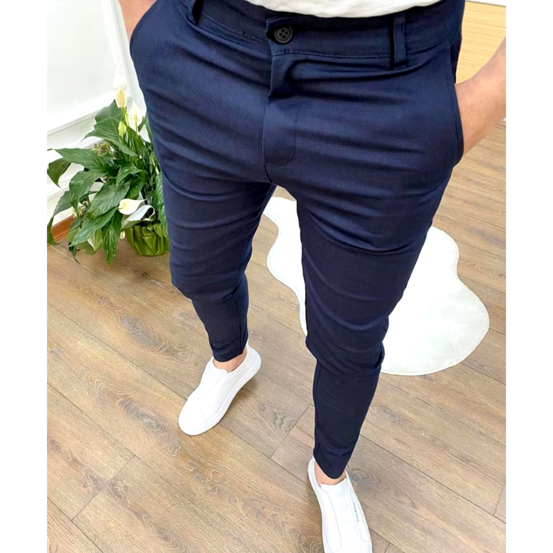 Herren Lässige Chino-Hose | Schmale Passform