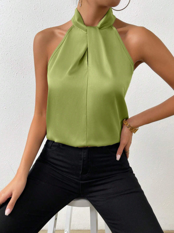 Damen Party Neckholder-Top | Ärmellos