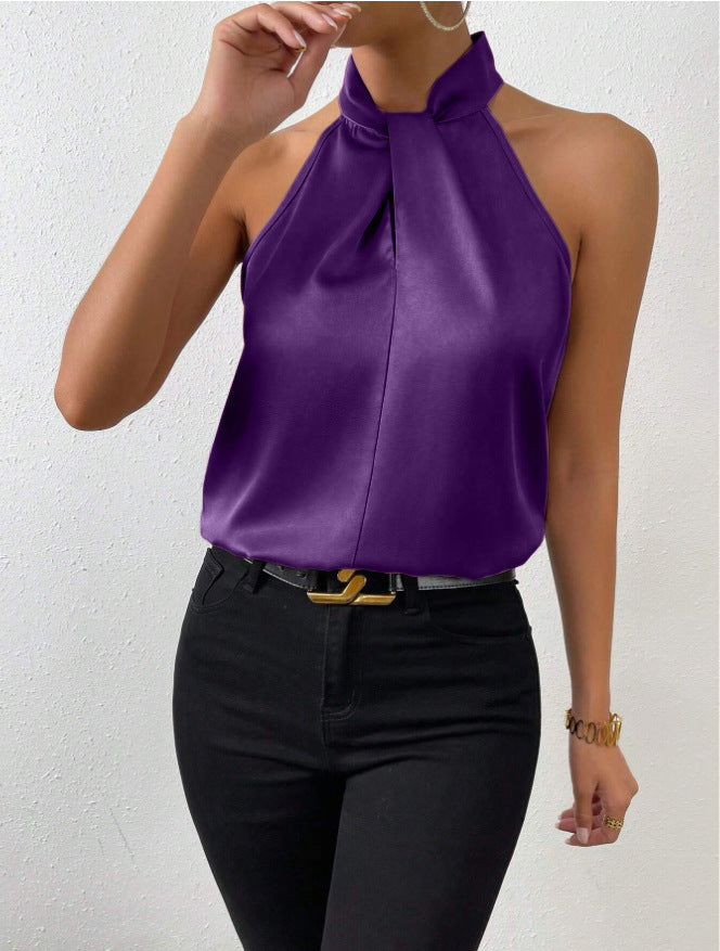 Damen Party Neckholder-Top | Ärmellos