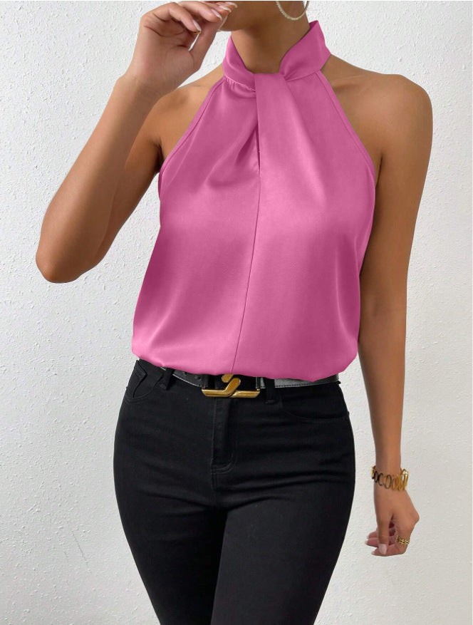 Damen Party Neckholder-Top | Ärmellos