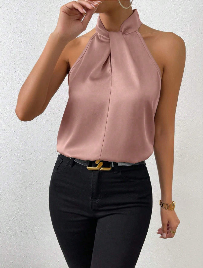 Damen Party Neckholder-Top | Ärmellos