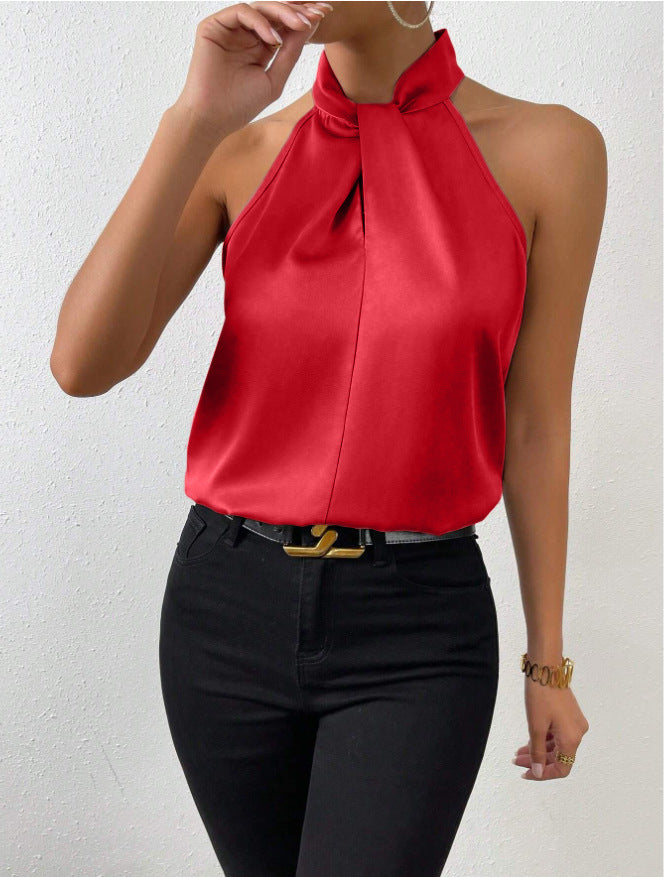 Damen Party Neckholder-Top | Ärmellos
