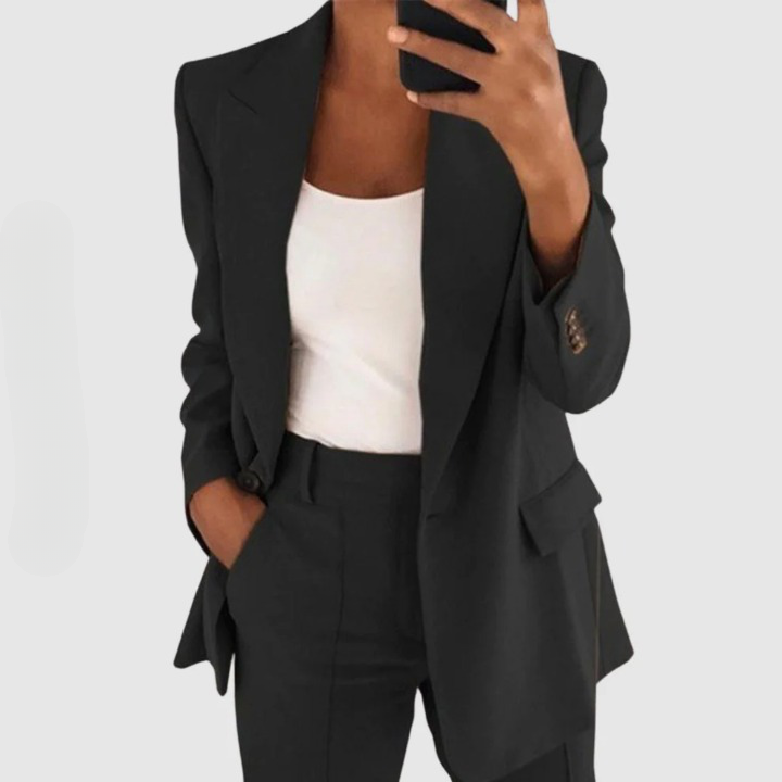 Damen 2-Teiliger Formeller Hosenanzug | Blazer und Hose