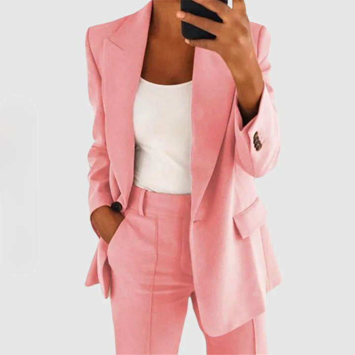 Damen 2-Teiliger Formeller Hosenanzug | Blazer und Hose