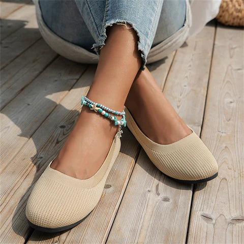Damen Flach Schlupfschuhe | Ballettschuhe