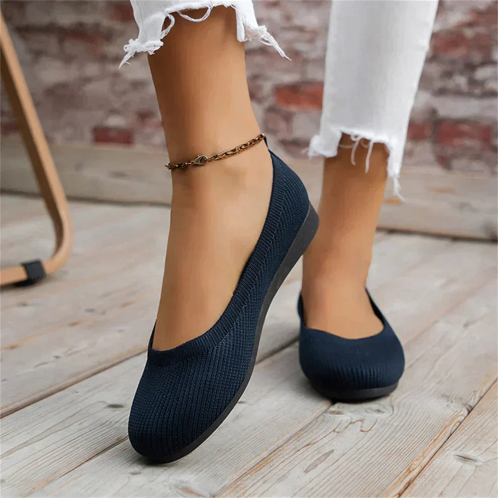 Damen Flach Schlupfschuhe | Ballettschuhe