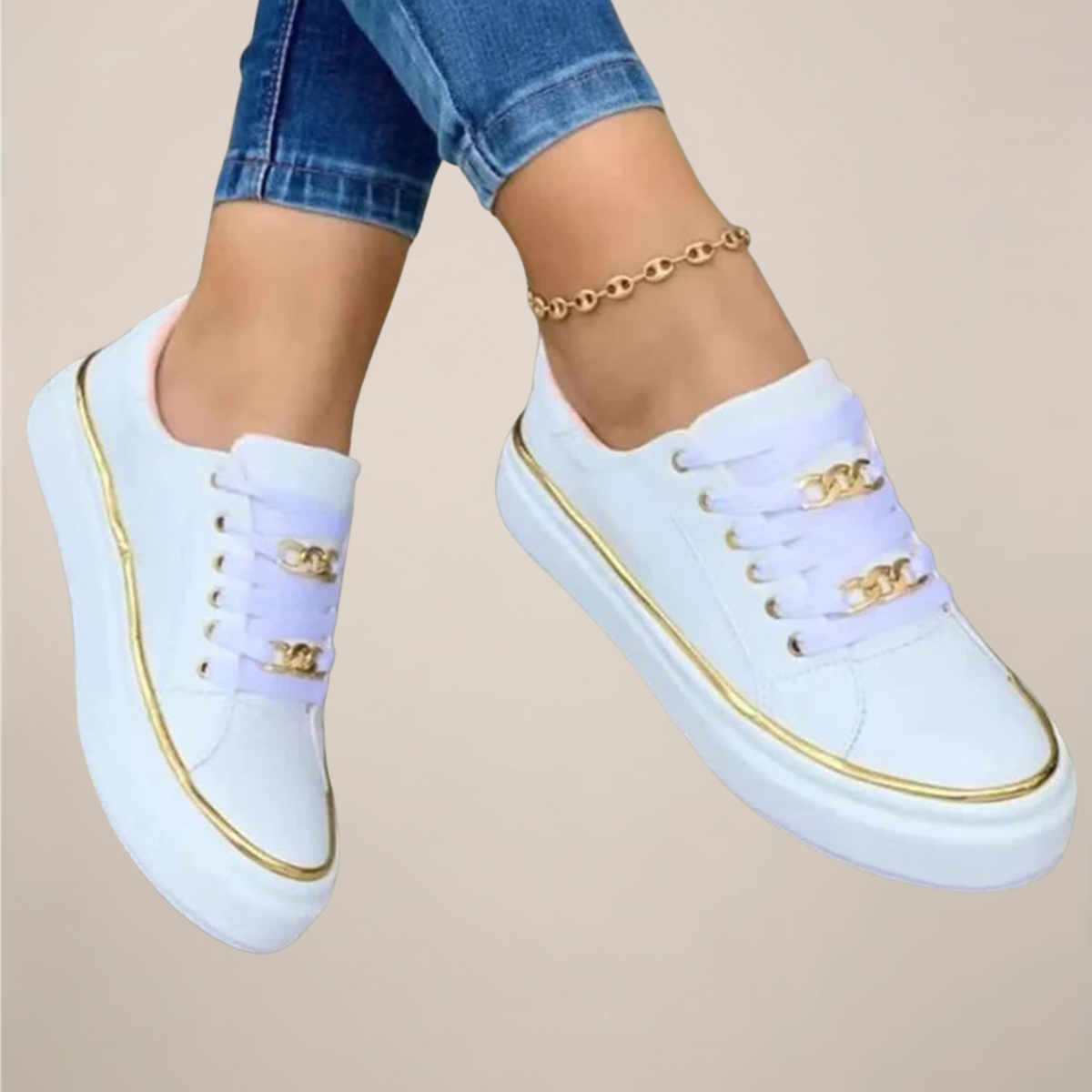 Damen Lässige Niedrigem Schaft Sneaker | Zum Schnüren