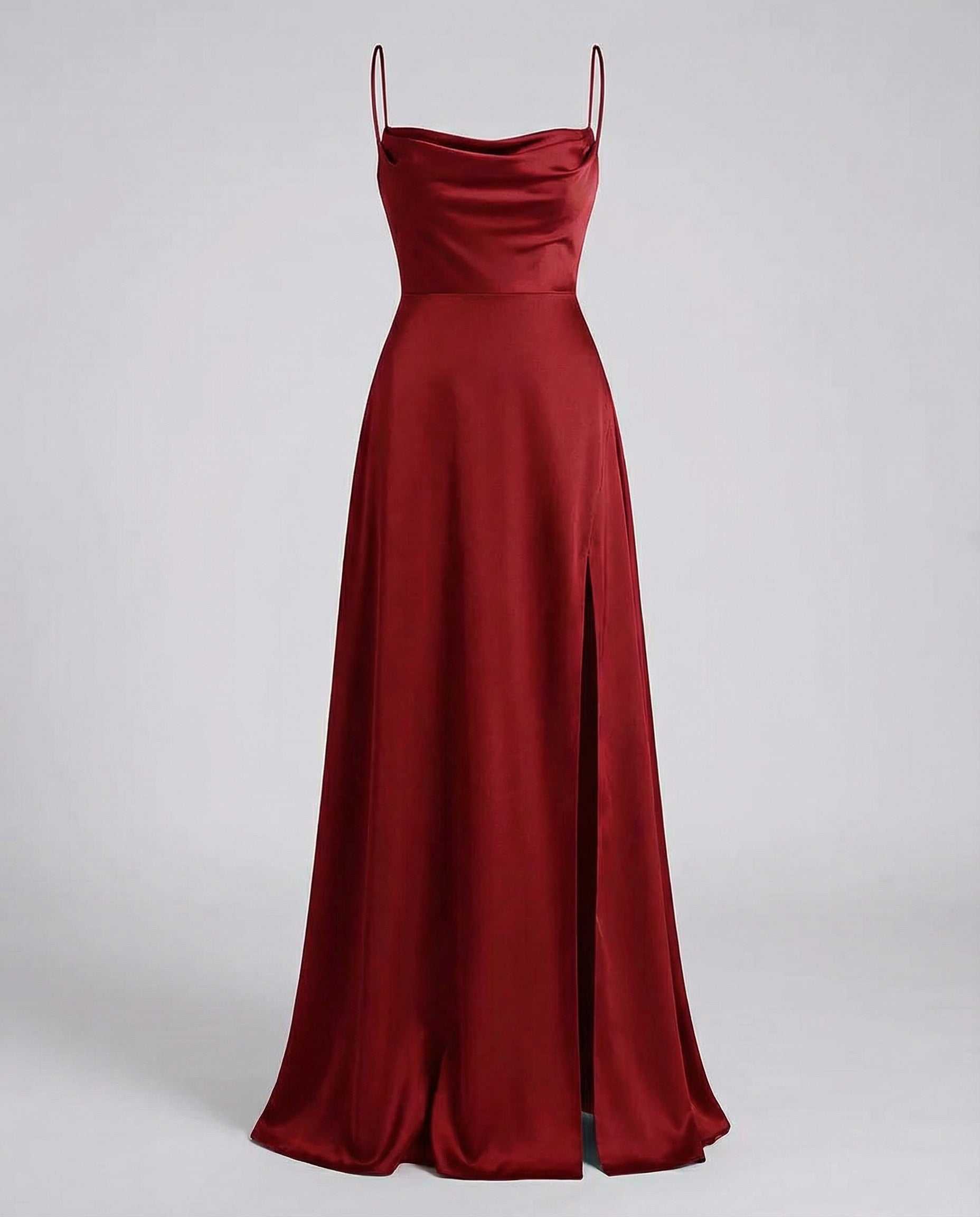 Damen Abendkleid mit Hohem Schlitz | Maxi