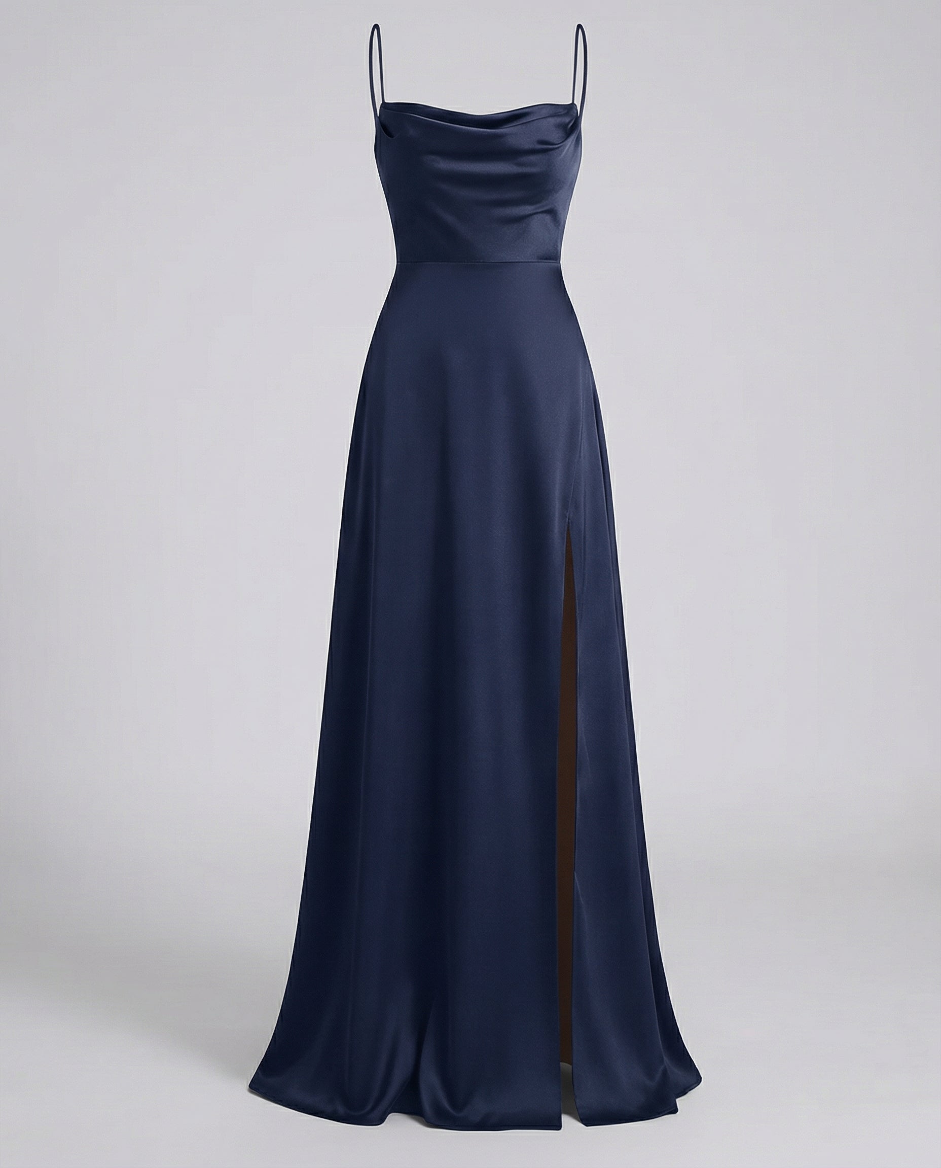 Damen Abendkleid mit Hohem Schlitz | Maxi