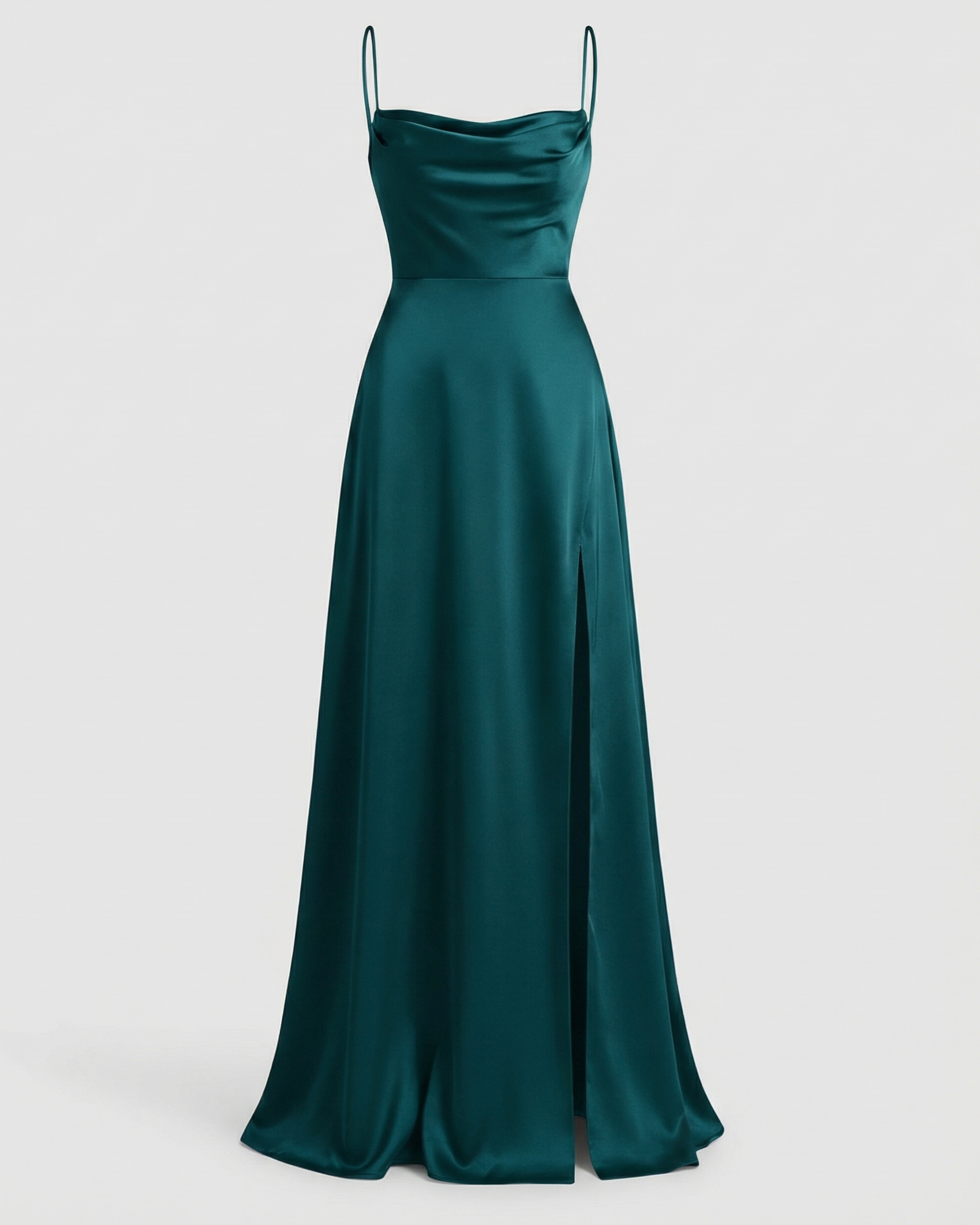 Damen Abendkleid mit Hohem Schlitz | Maxi