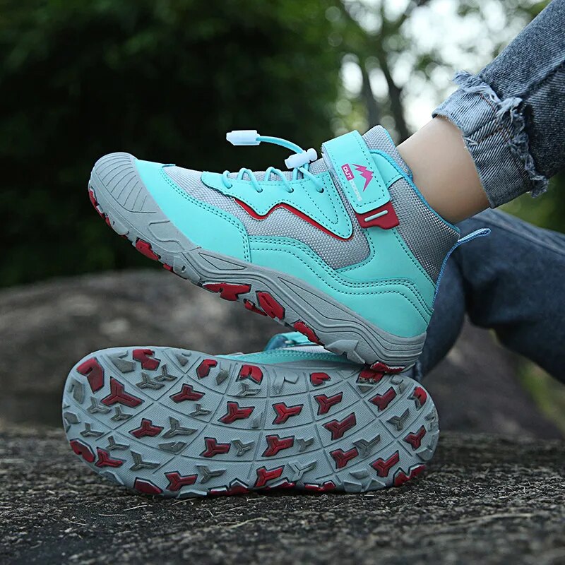 Kinder Wandern Trekking Schuhe | Klettverschluss