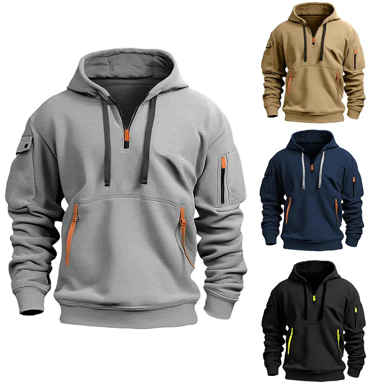 Herren Modern Hoodie | Zipper