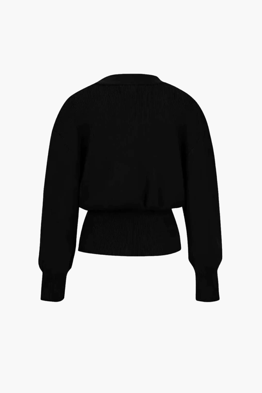 Klassischer V-Ausschnitt Pullover Cardigan