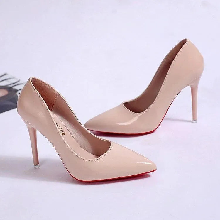 Damen Stiletto High Heels | Spitz Zulaufende Schuhspitze