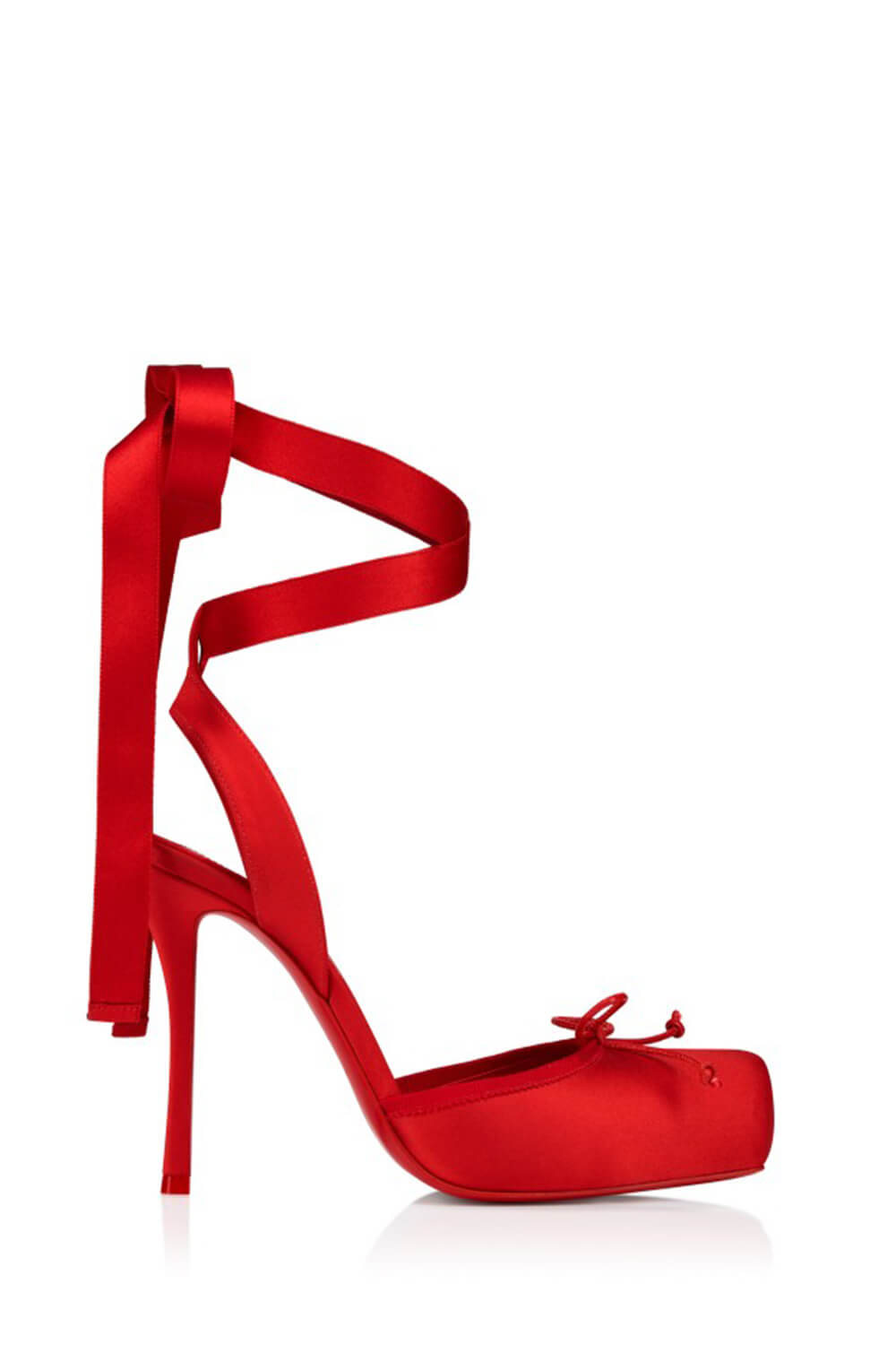 Damen Ballett Stil High Heels | Quadratische Spitze