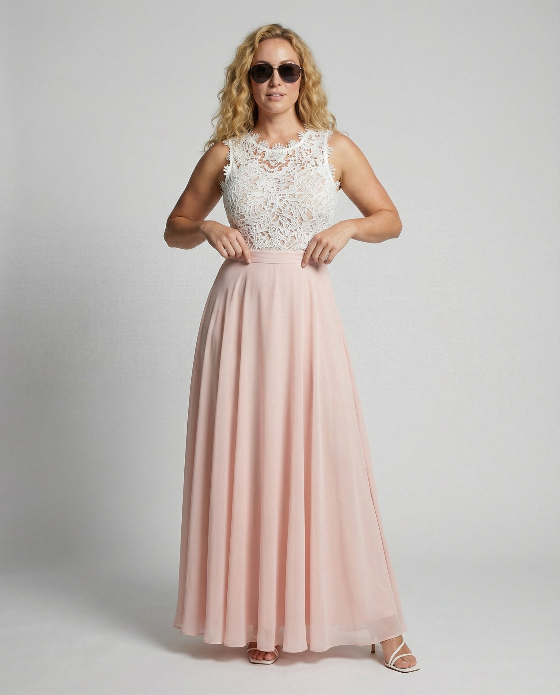 Damen Ärmellose Hochzeitsgast Kleid | Maxi