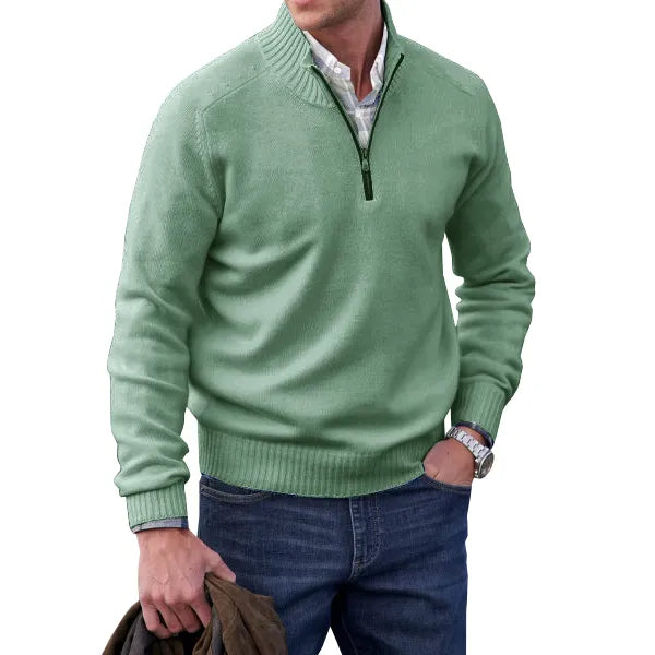 Herren Elegant Pullover | Reißverschluss