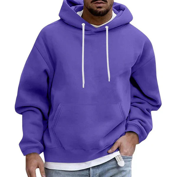 Herren Bequem Hoodie | Lang