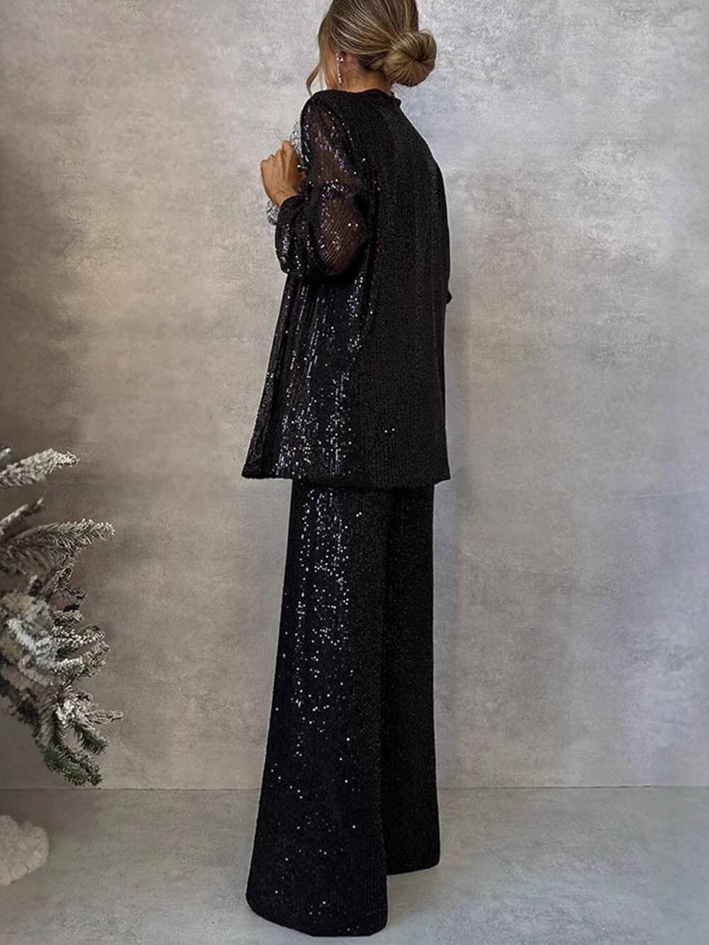 Damen Zweiteiler Hosenanzug | Festliches Outfit