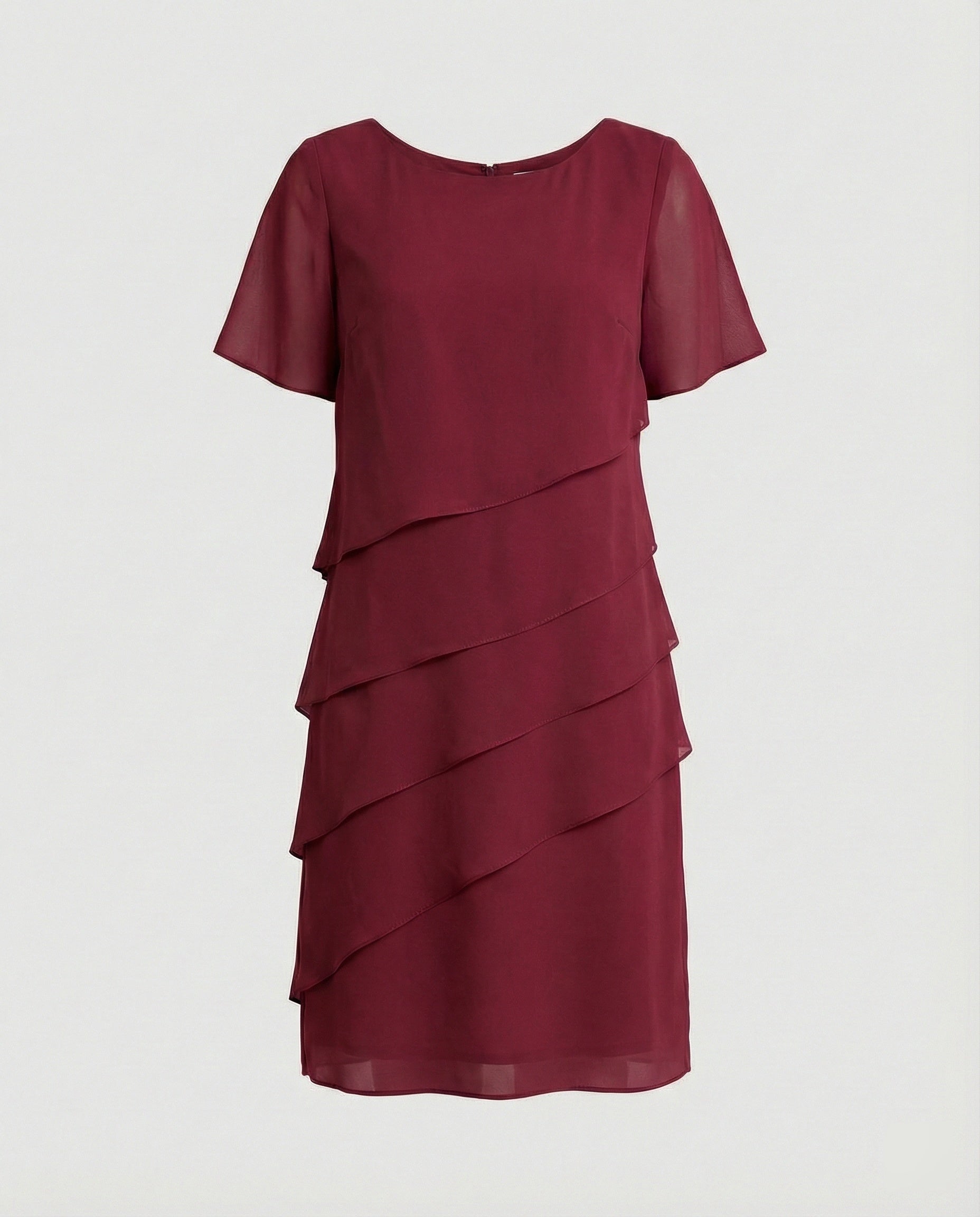 Damen Lagenlook Abendkleid | Midi