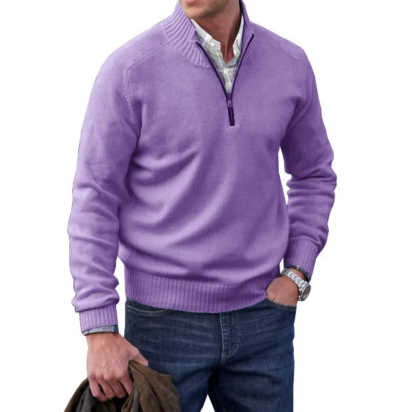 Herren Elegant Pullover | Reißverschluss