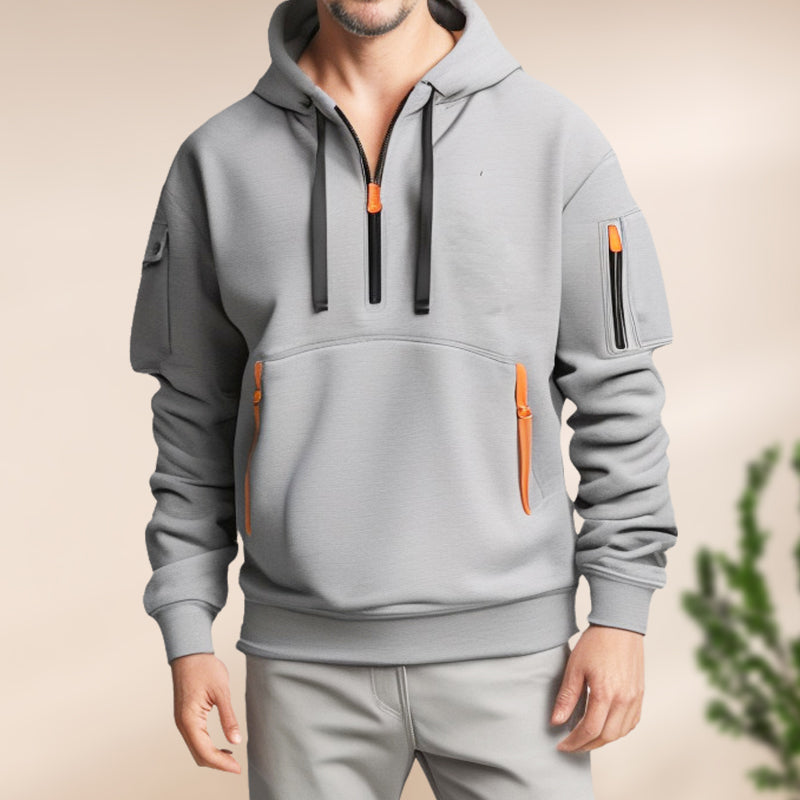 Herren Modern Hoodie | Zipper