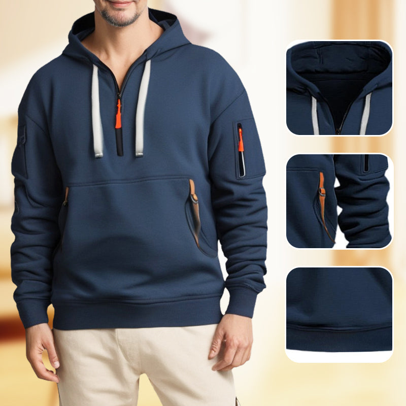Herren Modern Hoodie | Zipper