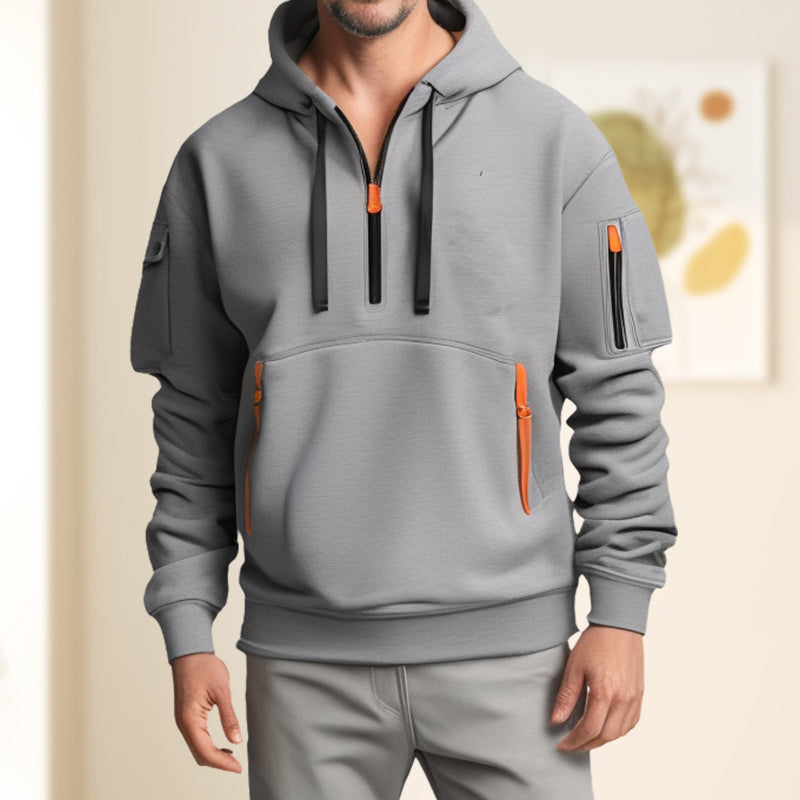 Herren Modern Hoodie | Zipper