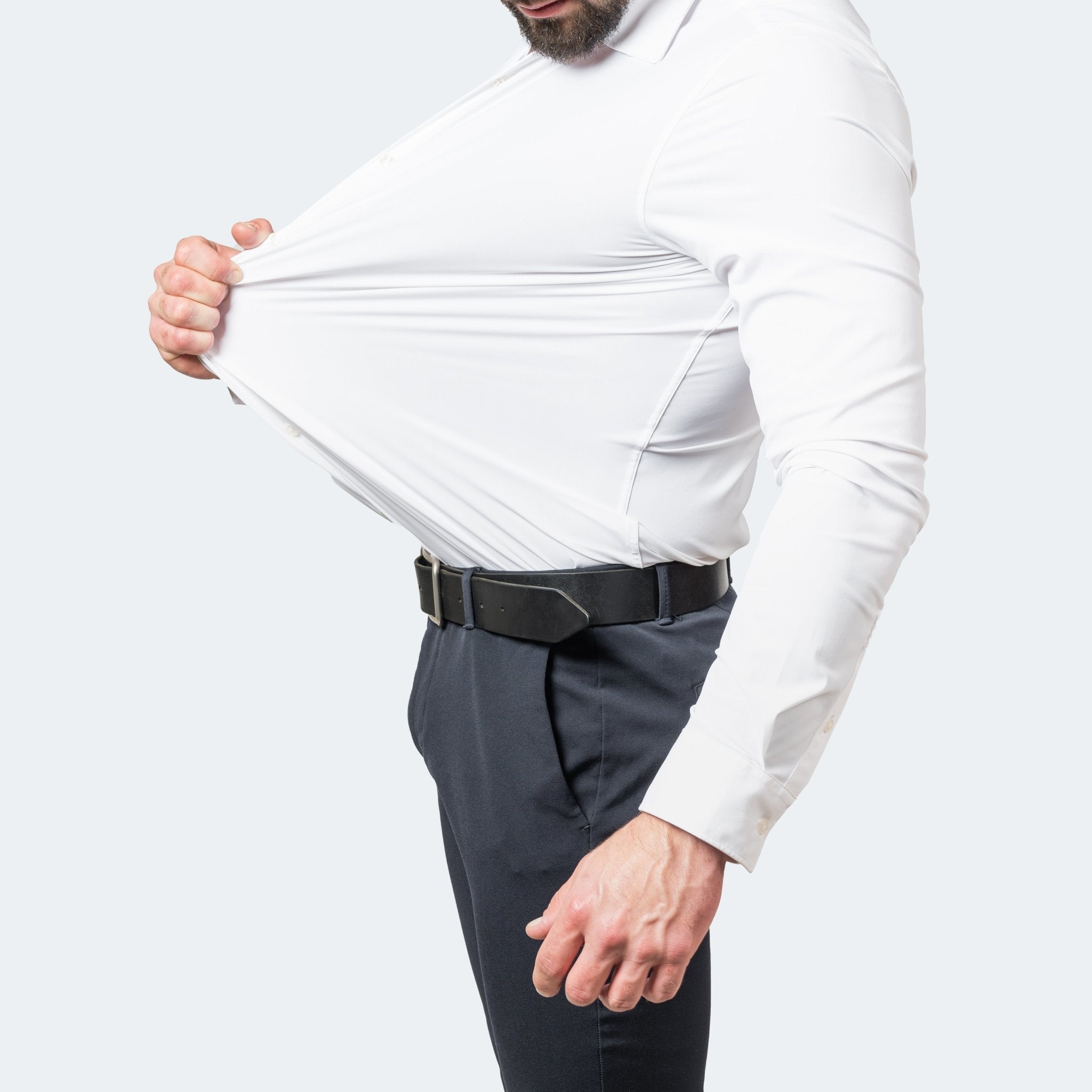Herren Formelles Langarm Hemd | Schmale Passform