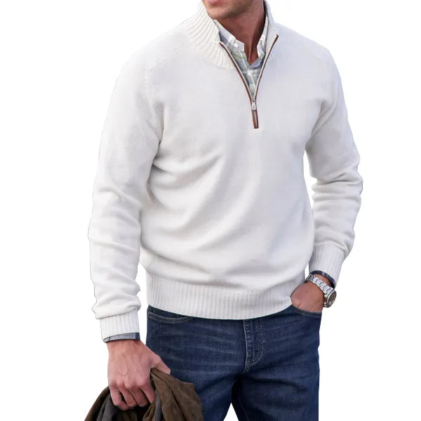 Herren Elegant Pullover | Reißverschluss