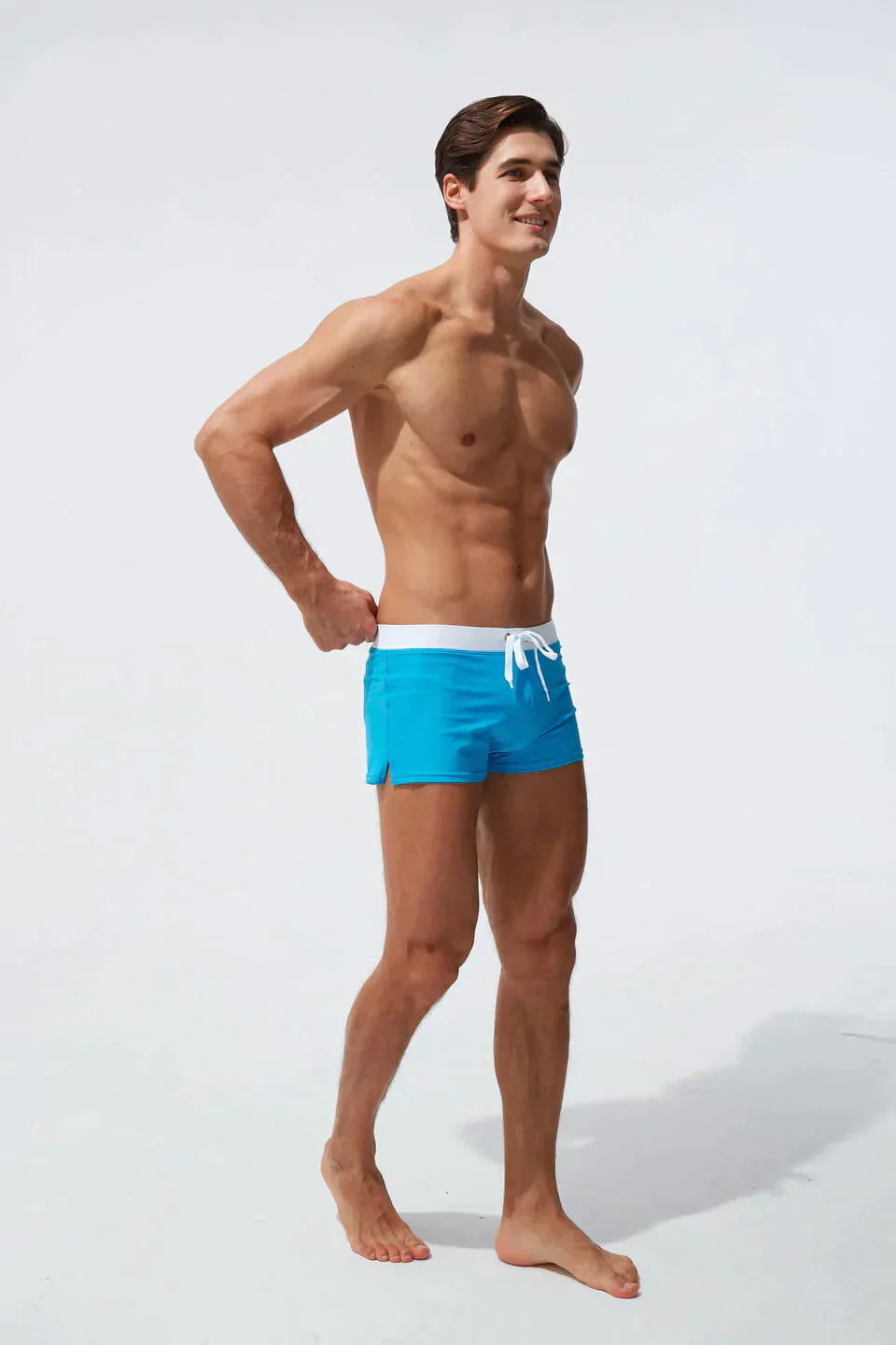 Herren Badeshorts mit Kordelzug | Kurz