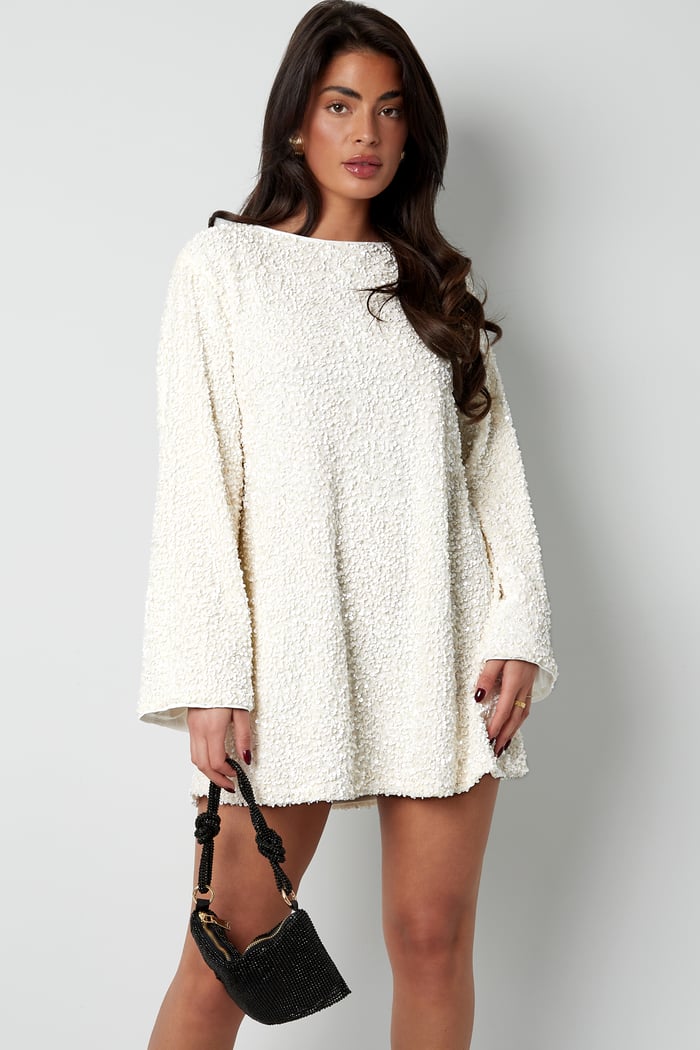 Damen Langarm Hochzeitsgast Kleid mit Schleifendetails | Mini