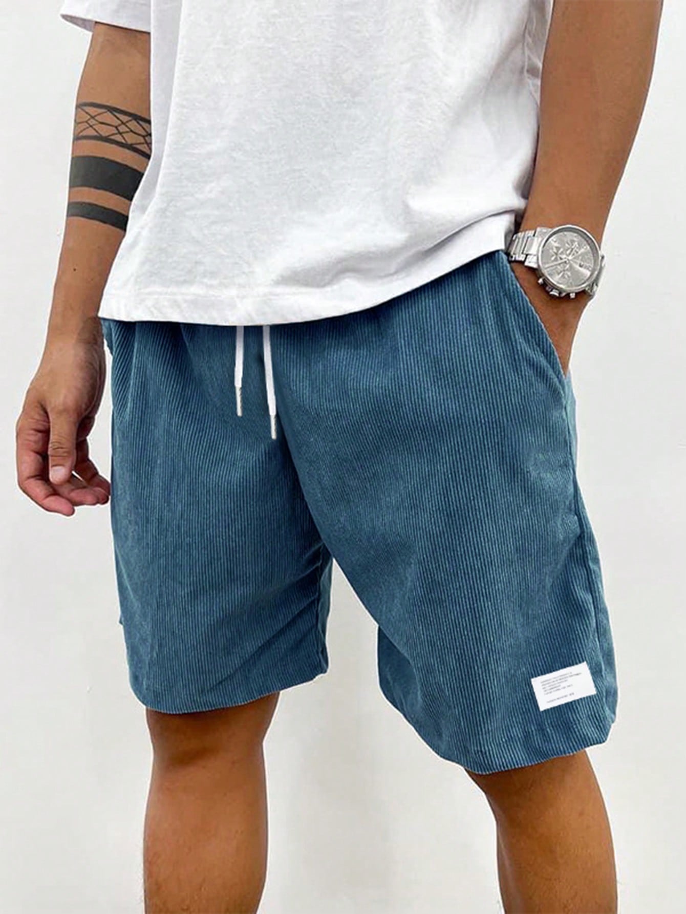 Herren Lässige Strandshorts | Mit Kordelzug