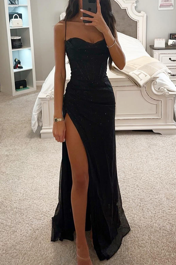 Damen Korsett Abendkleid | Maxi