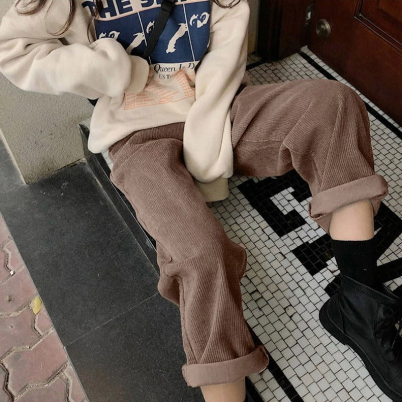 Damen Lang Cordhose | Winter