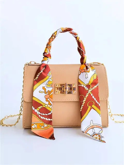 Damen Handtasche | mit Schal-Detail