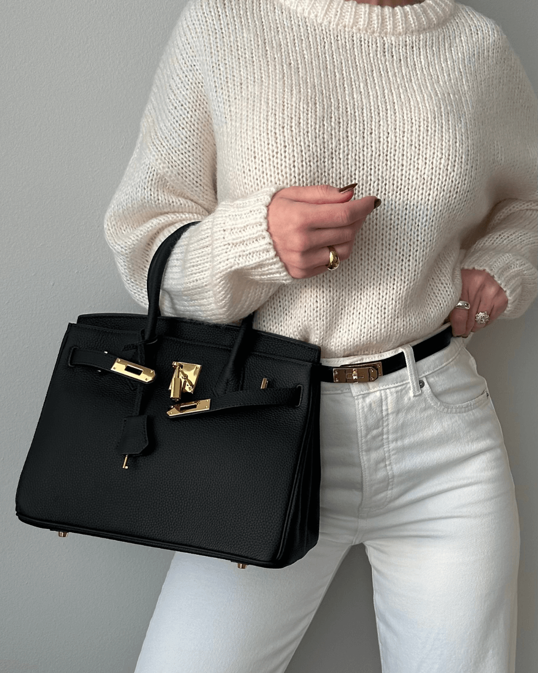 Damen Leder Handtasche | Groß