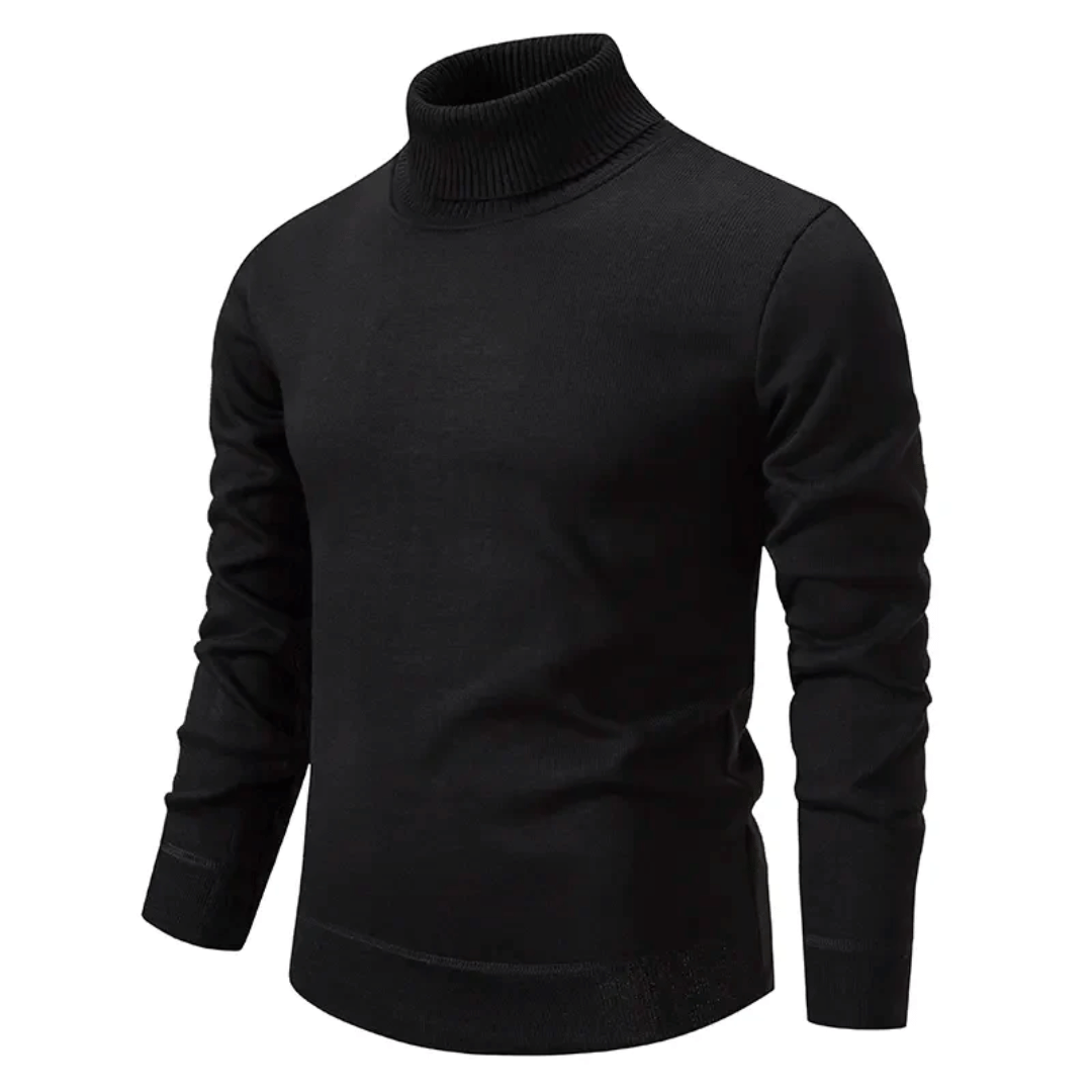 Herren Elegant Rollkragenpullover | Warm