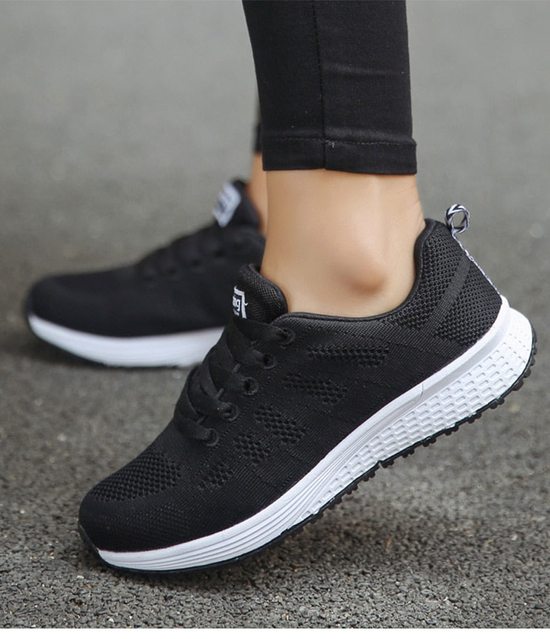 Damen Sportliche Lauf Sneaker | Schnürverschluss