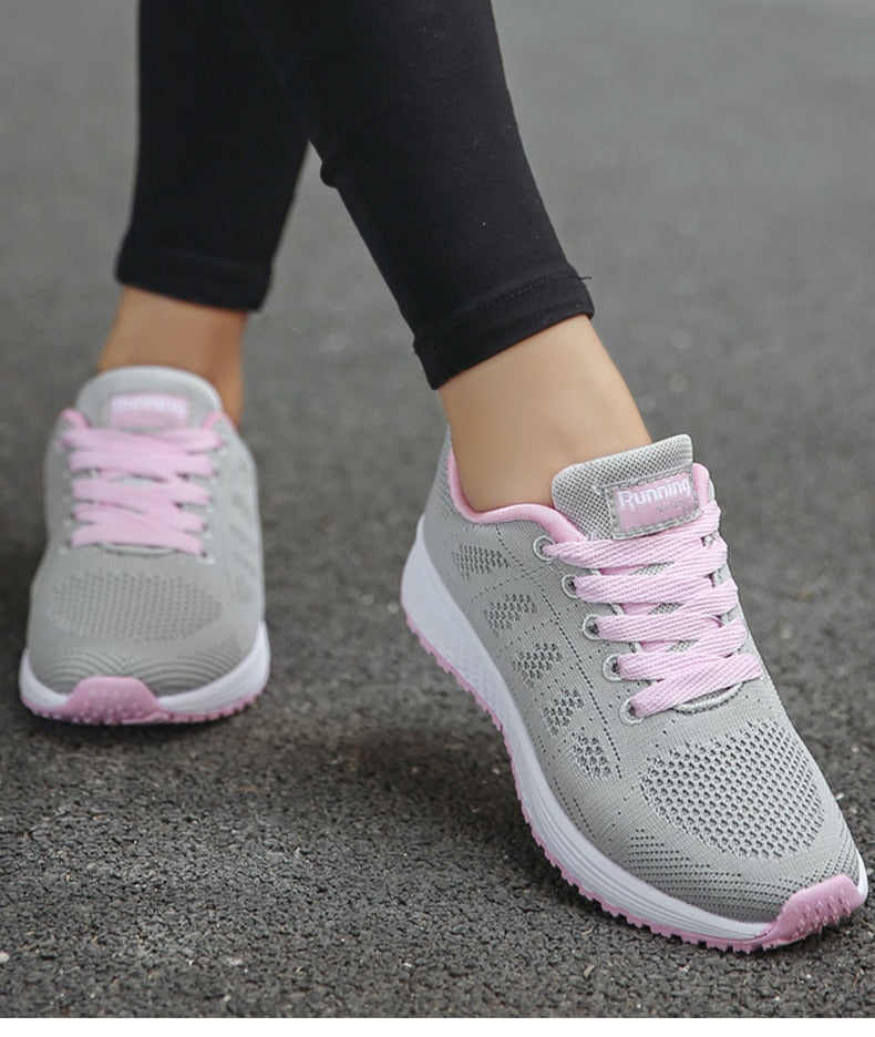 Damen Sportliche Lauf Sneaker | Schnürverschluss