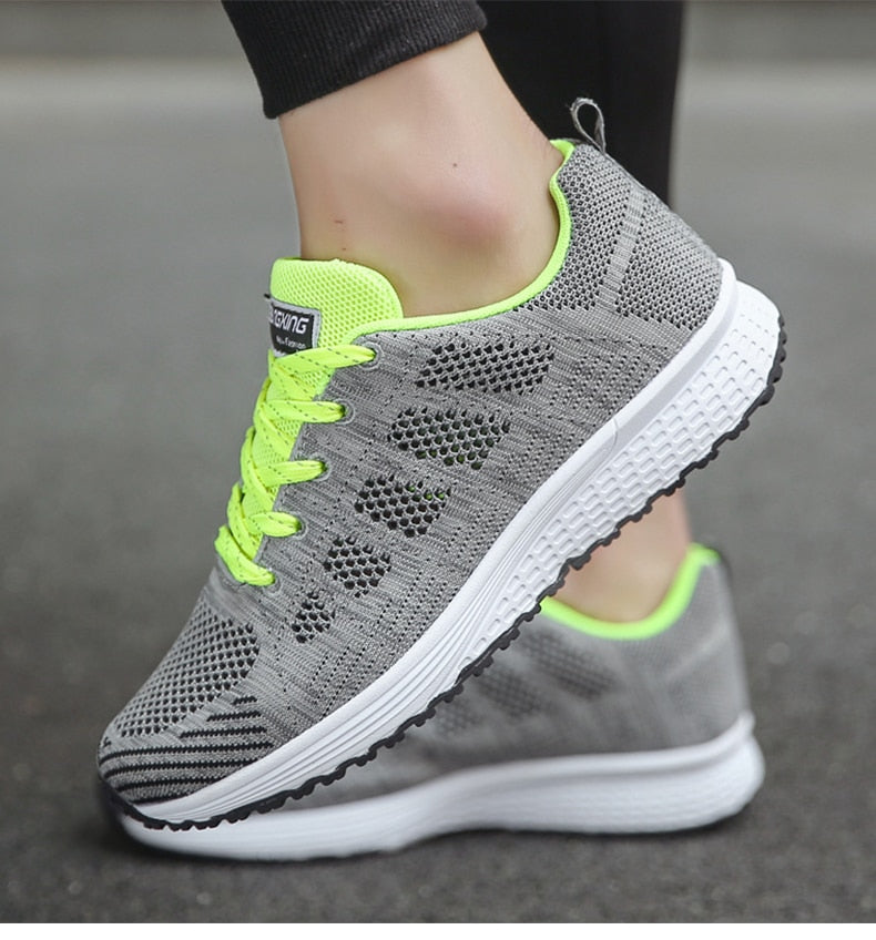 Damen Sportliche Lauf Sneaker | Schnürverschluss