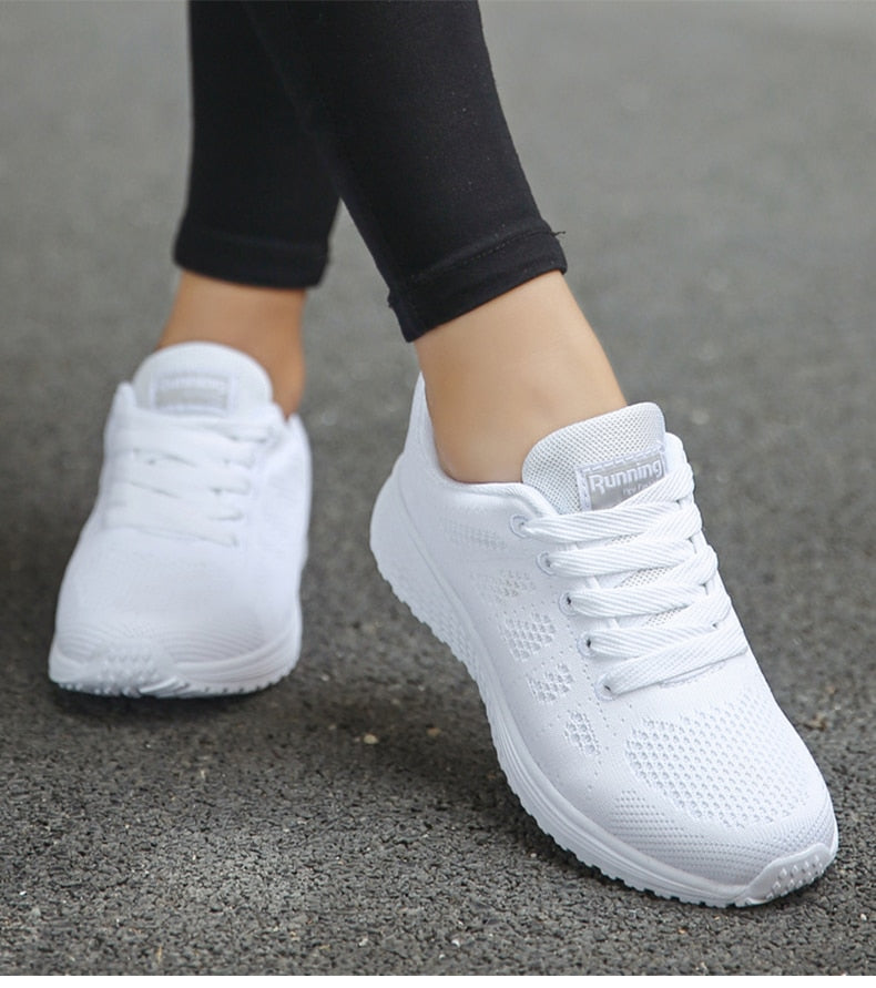 Damen Sportliche Lauf Sneaker | Schnürverschluss
