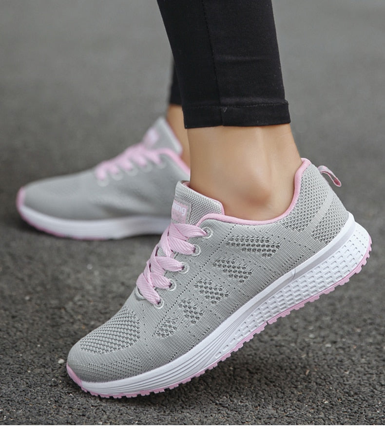 Damen Sportliche Lauf Sneaker | Schnürverschluss