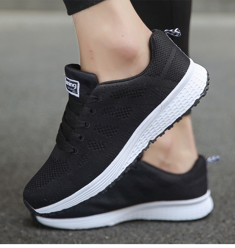 Damen Sportliche Lauf Sneaker | Schnürverschluss