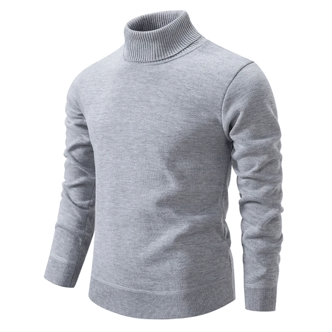 Herren Elegant Rollkragenpullover | Warm